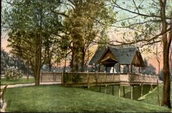 Lover's Retreat, Roger Williams Park Postcard