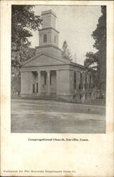 Congregational Church Dayville, CT Postcard Postcard Postcard