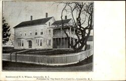 Residence of N.S. Winsor Greenville, RI Postcard Postcard Postcard