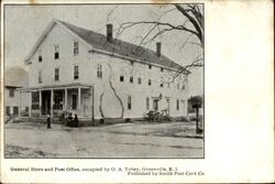 General Store and Post Office, Occupied by O.A. Tobey Postcard