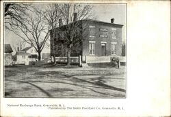 National Exchange Bank Greenville, RI Postcard Postcard Postcard