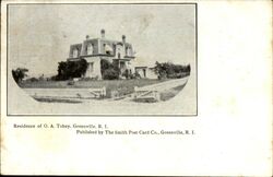 Residence of O.A. Tobey Postcard