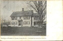 Residence of Franklin S. Colwell Greenville, RI Postcard Postcard Postcard