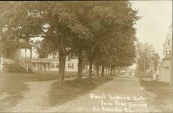 Street looking north from Four Corners North Scituate, RI Postcard Postcard Postcard