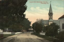 Laurel Hill Methodist Church Pascoag, RI Postcard Postcard Postcard