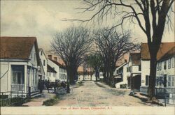 View of Main Street Chepachet, RI Postcard Postcard Postcard