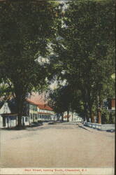 Main Street Looking South Chepachet, RI Postcard Postcard Postcard