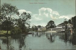 Canoe Clubs Pawtuxet, RI Postcard Postcard Postcard