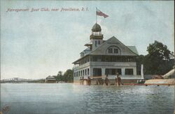 Narragansett Boat Club Postcard