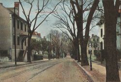 Houses, Angel Street Postcard