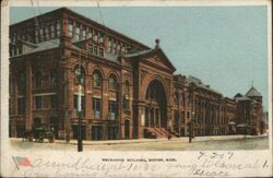 Mechanics Building Postcard