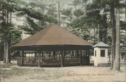 Merry-Go-Round at Pearl Lake Franklin, MA Postcard Postcard Postcard