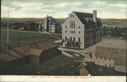 General view of R.I. College of A. & M. Arts Kingston, RI Postcard Postcard Postcard