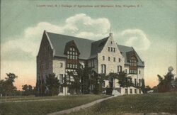 Lippitt Hall, R.I. College of Agriculture and Mechanic Arts Kingston, RI Postcard Postcard Postcard