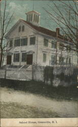 School House Postcard