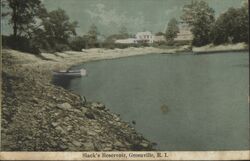 Slack's Reservoir, Waterman's Reservoir Greenville, RI Postcard Postcard Postcard