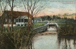 Scene on the Ten Mile River Postcard