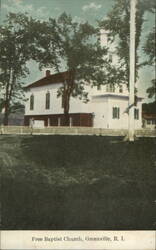 Free Baptist Church Postcard