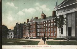 Back Campus, Brown University Postcard