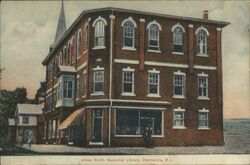 Jesse Smith Memorial Library Postcard