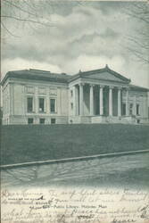 Public Library Postcard