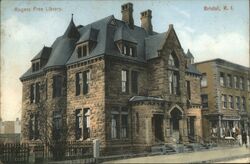 Rogers Free Library Postcard