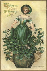 Wishing you a Happy St. Patrick's Day Postcard