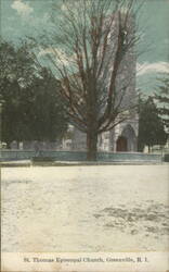 St. Thomas Episcopal Church Greenville, RI Postcard Postcard Postcard