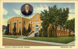 Kelham Avenue Bapist Church Oklahoma City, OK Postcard Postcard