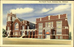 First Bapist Church Postcard