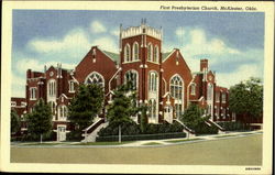 First Presbyterian Church Mcalester, OK Postcard Postcard