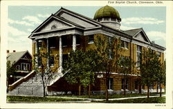 First Bapist Church Postcard