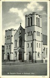 St. Patrick'S Church Hubbard, OH Postcard Postcard