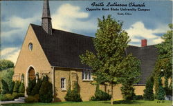 Faith Lutheran Church,Opposite Kent State University Campus Postcard