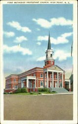 First Methodist Church High Point, NC Postcard Postcard