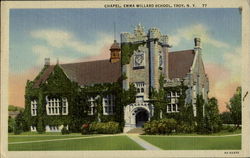 Chapel, Emma Willard School Troy, NY Postcard Postcard