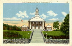 North Congregational Church Postcard