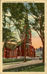 St. Patrick's Catholic Church Catskill, NY Postcard Postcard