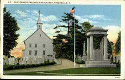 The Old Tennent Presbyteian Church Postcard