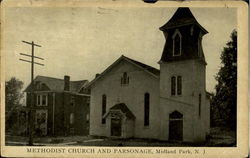 Methodist Church And Parsonage Postcard