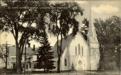 All Saints Catholic Church Lancaster, NH Postcard Postcard