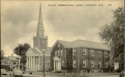 Philips Congregational Church Watertown, MA Postcard Postcard