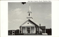 Saint Ann'S Catholic Church Raynham, MA Postcard Postcard