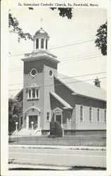 St. Stanislaus Catholic Church South Deerfield, MA Postcard Postcard