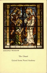 Disciple Window, The Chapel, United States Naval Academy Postcard