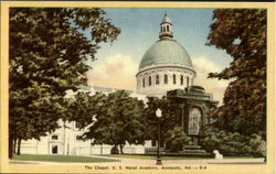 The Chapel, U.S. Naval Academy Postcard