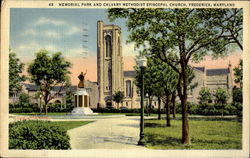 Memorial Park Calvary Methodist Episcopal Church Postcard