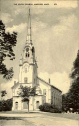 The South Church Andover, MA Postcard Postcard