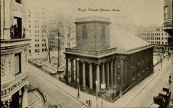 King's Chapel Boston, MA Postcard Postcard