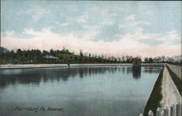 Reservoir Harrisburg PA Postcard   Card00140 Fr 